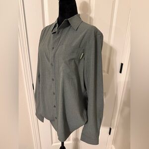 Kathmandu Men's Green Casual Button-Down Shirt